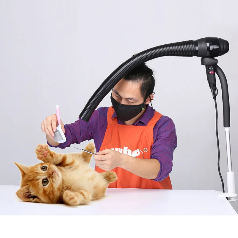 Pet Hair Dryer Flexible Adjustable Scaling Hose Dogs Grooming Bathing Beauty Quick Dry Air Outlet Adjustment Tube