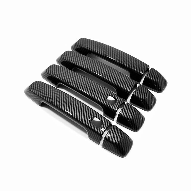 

Car Styling for GWM Haval Dargo 2022 ABS Chrome/Carbon Fiber Pattern Door Handle Bowl Door Handle Protective Covering Cover Trim