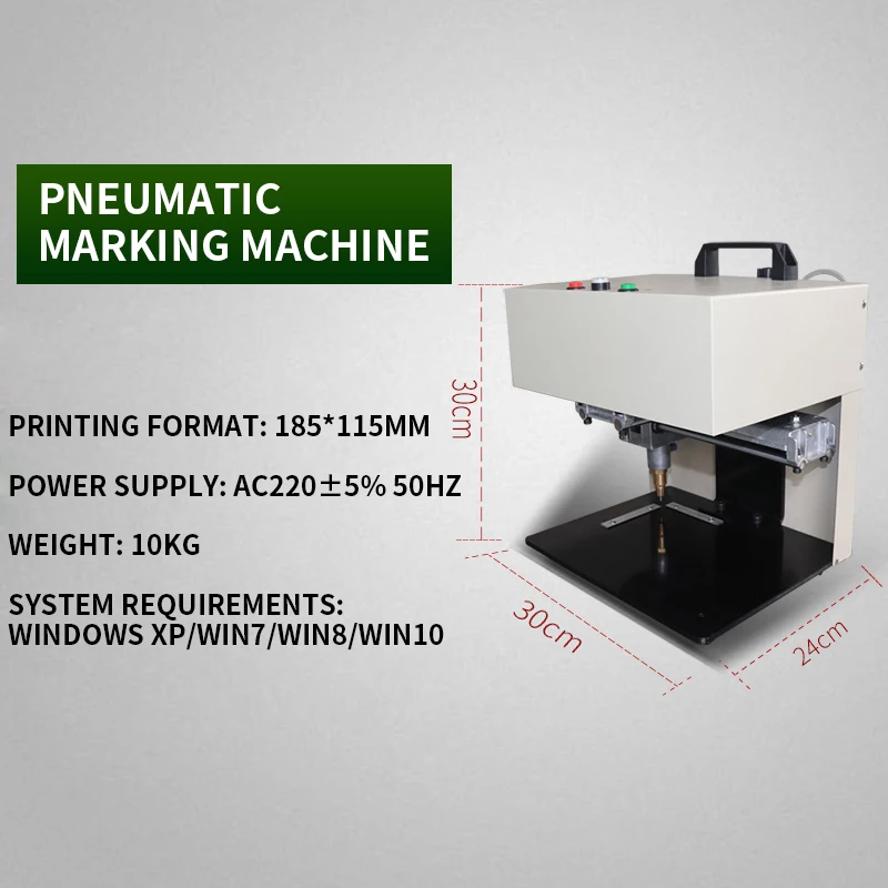 Small nameplate sign aluminum stainless steel automatic electric metal cutting plotter printer pneumatic marking machine