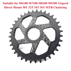 DECKAS 1X12s Bike Chainring MTB Narrow Wide Bicycle Chainwheel for Shimano M6100 M7100 M8100 M9100 12speed Direct Mount Crankset