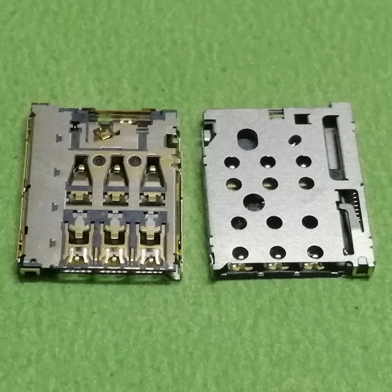 2pcs SIM Card Reader Holder For Blackberry Windermere Passport Q30 Sony Xperia C4 Dual E5363 E5306 E5333 Tray Connector Socket