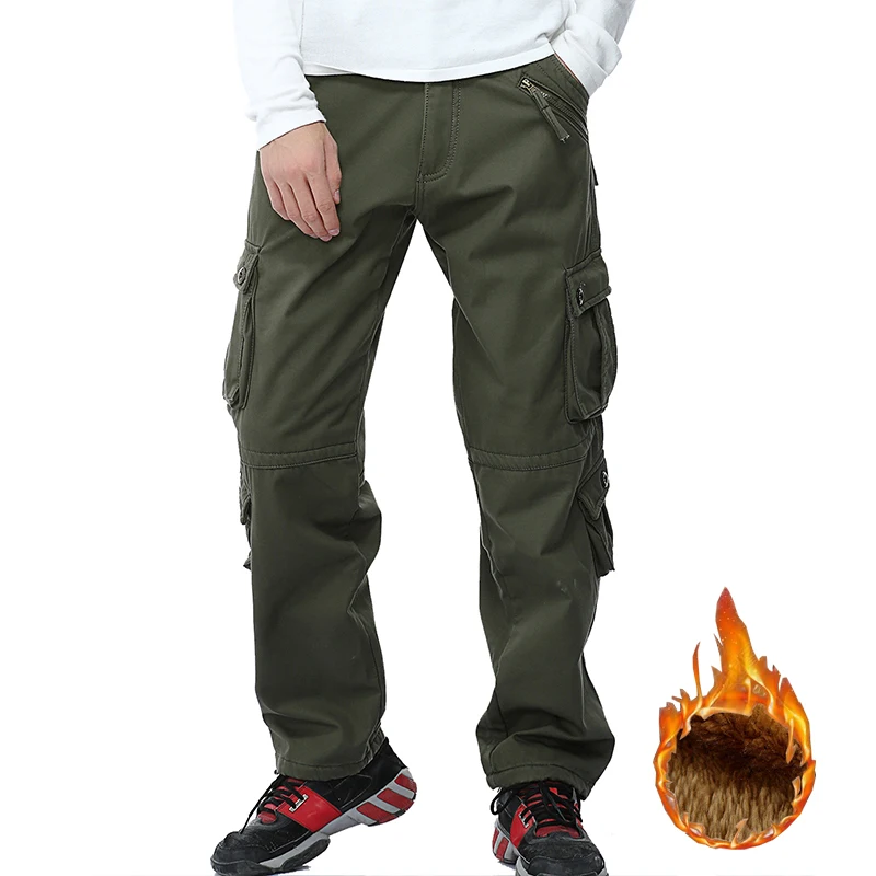 

Drop shipping men winter cargo pants cotton camouflage trousers military pants ABZ103