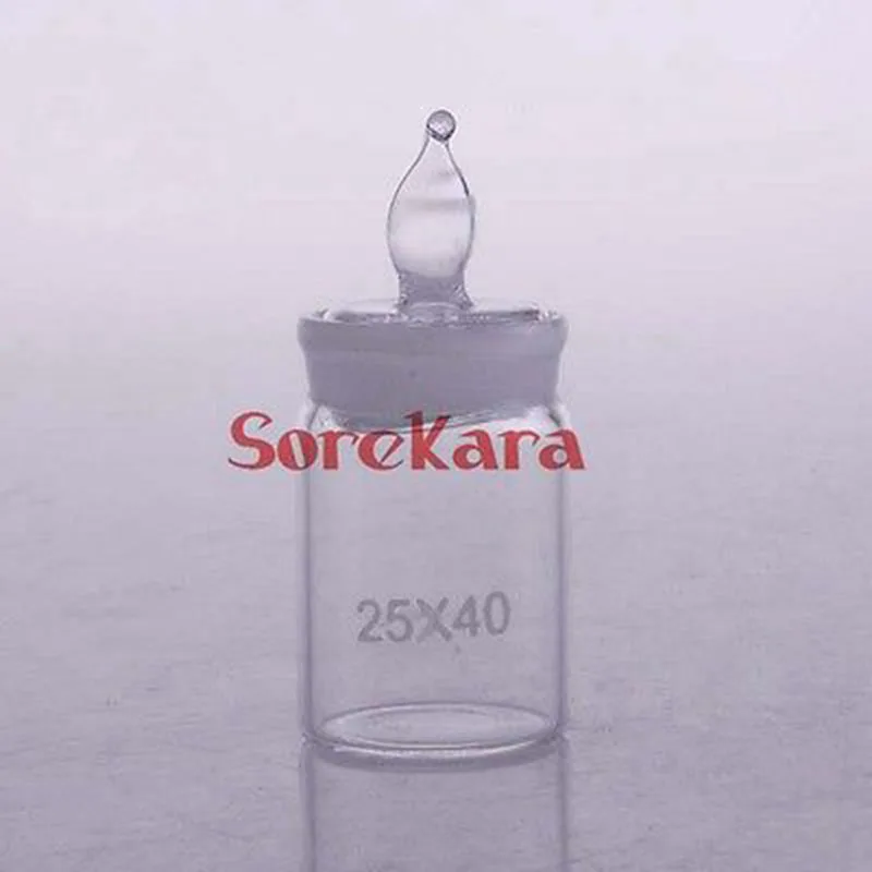 25x40mm Glass Weighing Bottle In Low Form Glass Weighing Specific Gravity Bottle