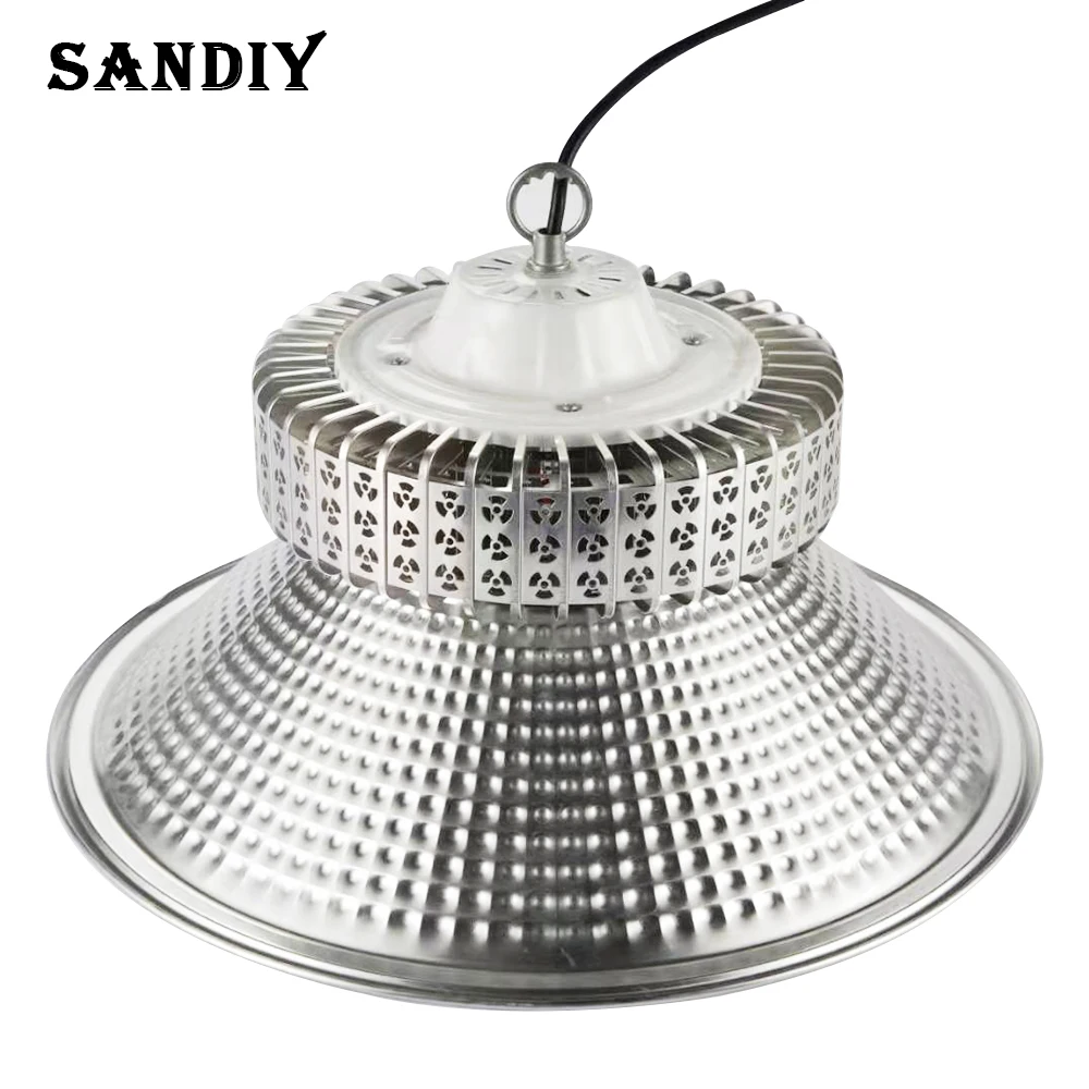 100W UFO Led High Bay 150W Led Nhà Xưởng Đèn Mờ Công Nghiệp 200W Đèn 5700K Nhà Máy chiếu Sáng