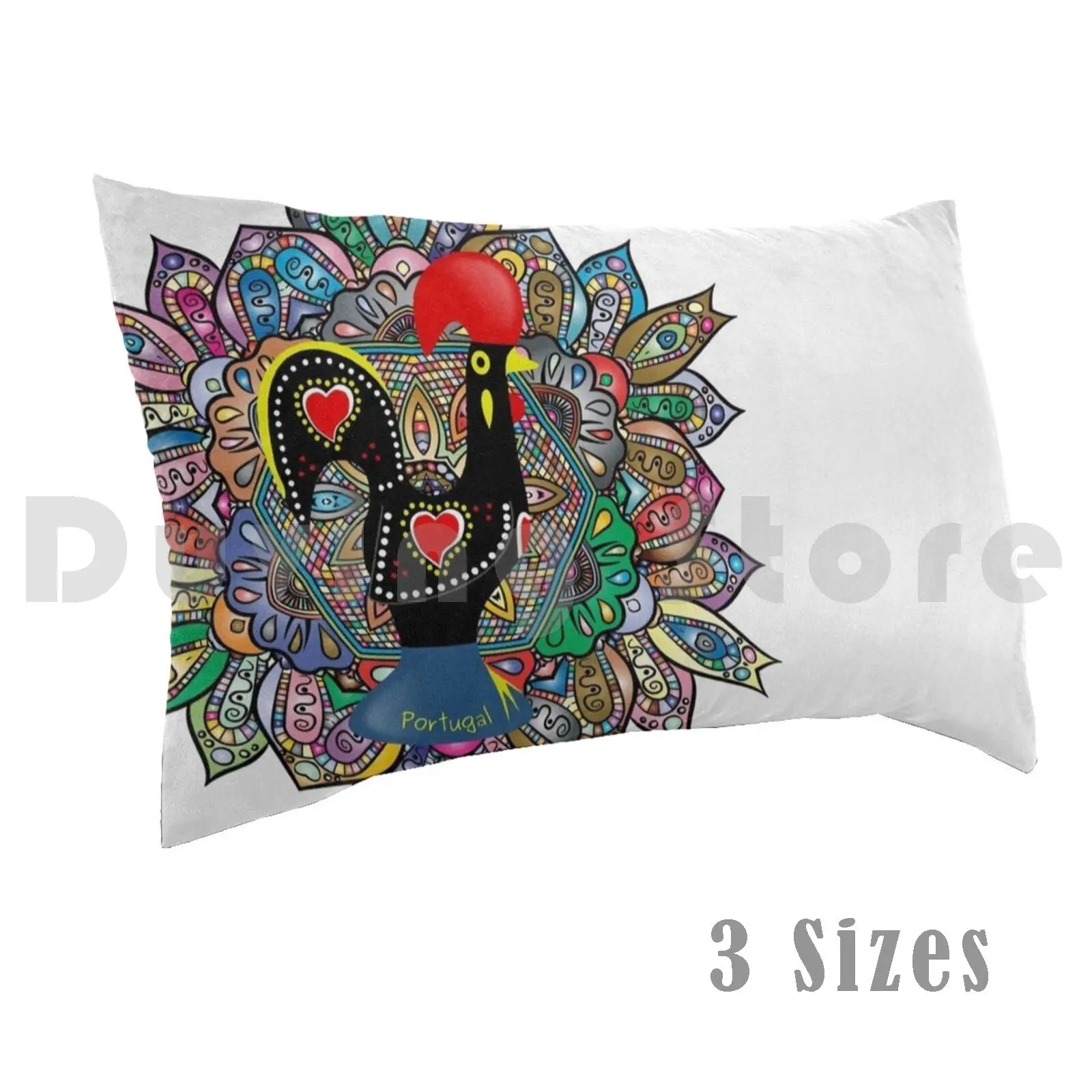 Galo De Barcelos , PortugalPillow case Portugal Portuguese Galo Barcelos