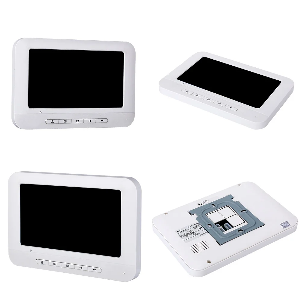 7" Monitor Video Doorbell Door Phone Kit IR Night Vision Aluminum Alloy Door Camera Video Intercom interphone system for villa