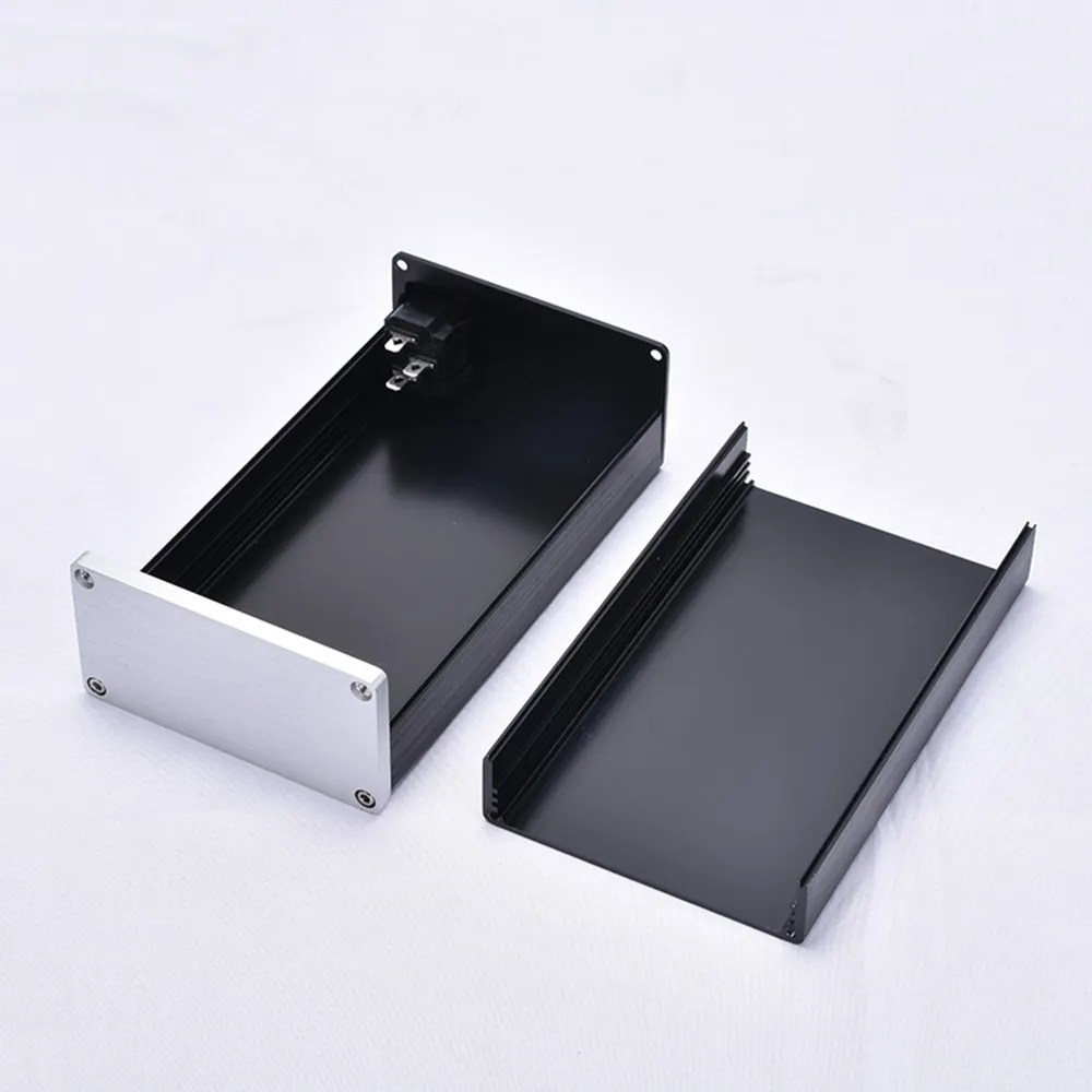 1Pc 0905 Full Aluminum Enclosure mini Power Ear Amplifier Case Preamp Box PSU Chassis 158x92x47mm