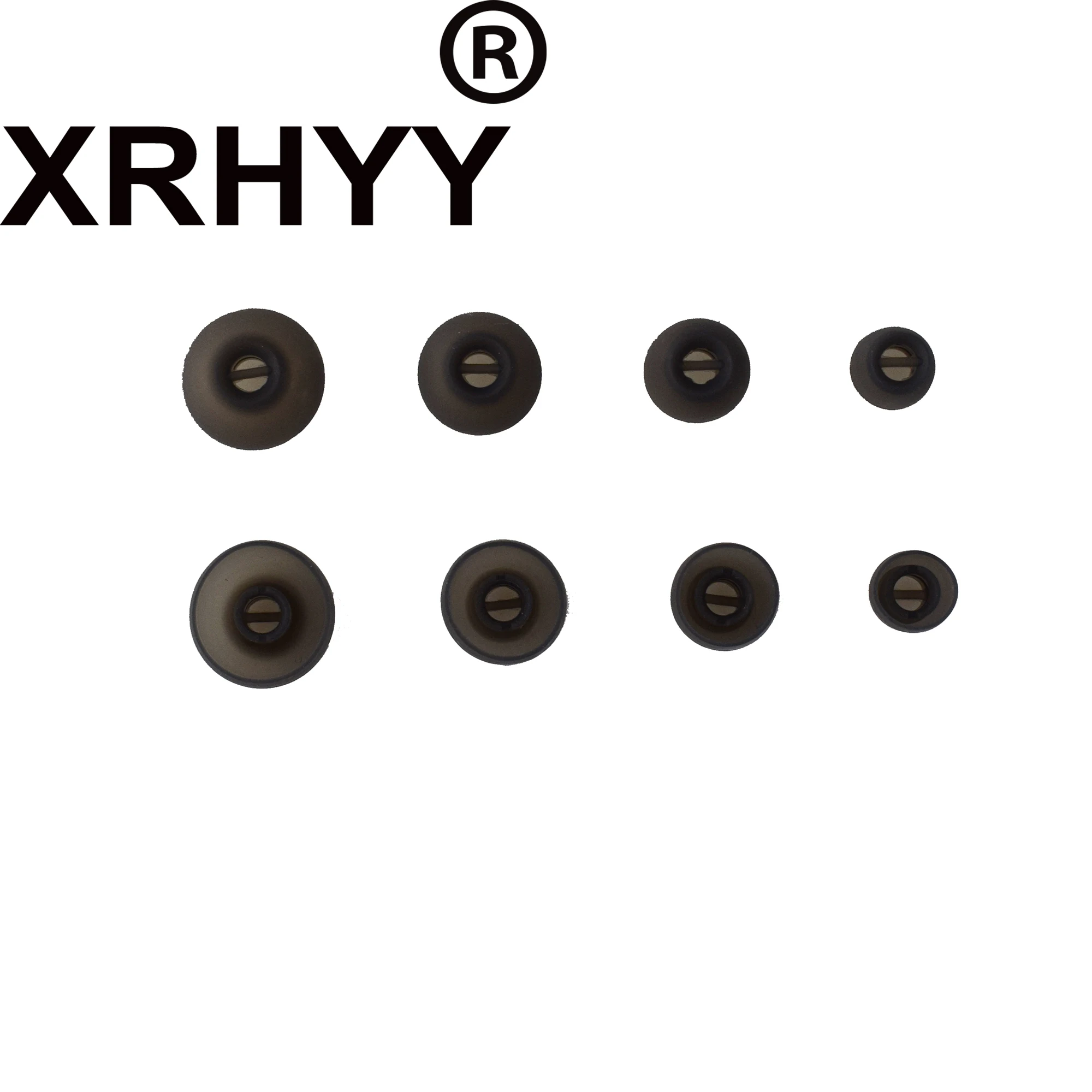 XRHYY XS/S/M/L 4 أحجام 4 زوج استبدال محولات الأذن في الأذن ياربود لينة سيليكون الأذن تلميح ل سنهيسر الزخم HD1 سماعة