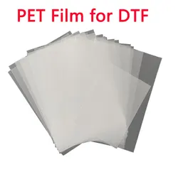 100PC A4 PET Transfer Film For Direct Transfer Film Printing For DTF Ink Printing PET Film Printing And Transfer