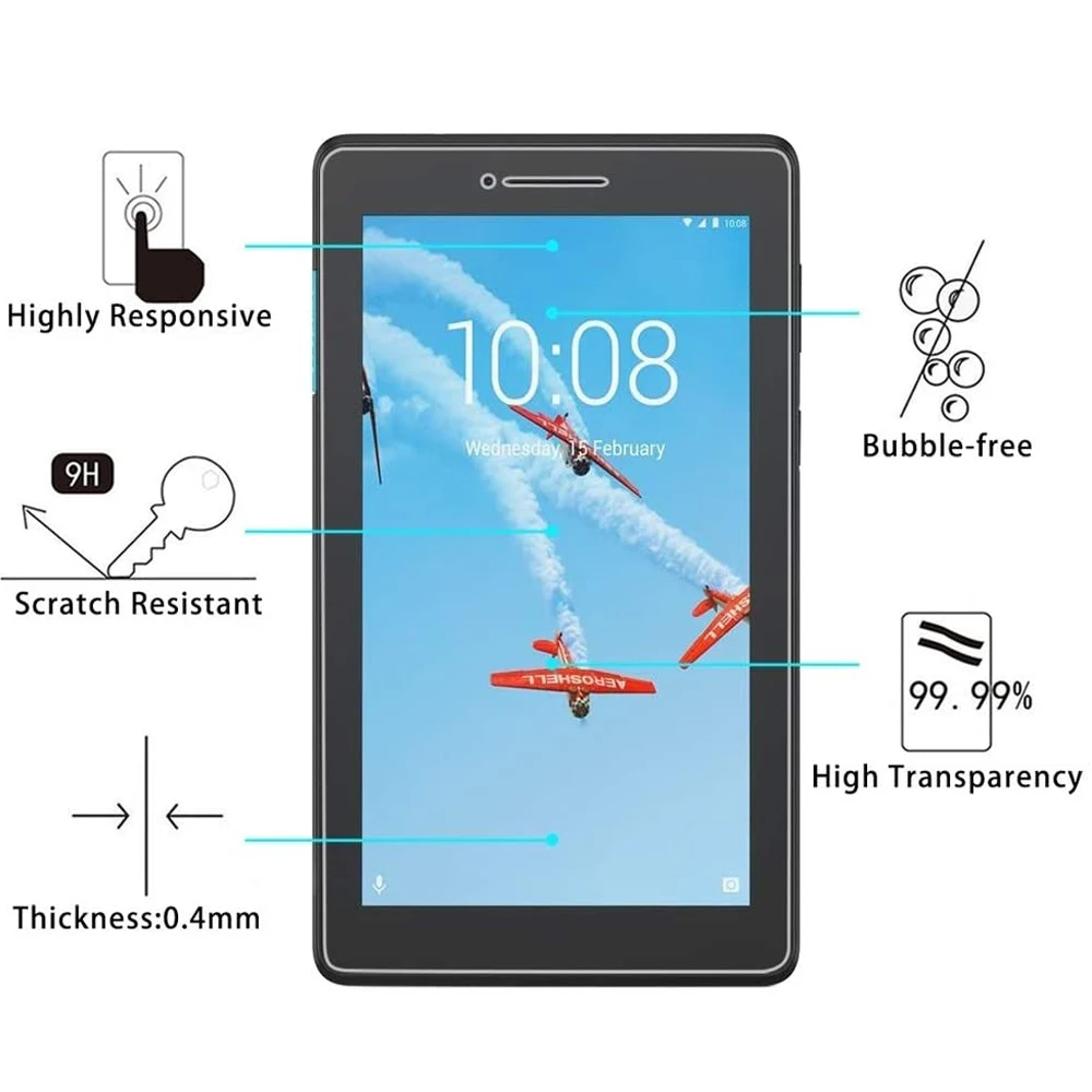 Tempered Glass Screen Protector For Lenovo Tab 4 7 Essential 7.0 Inch TB-7304 7304F 7304I 7304X Anti Fingerprint Protective Film