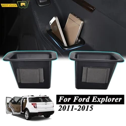 Door Storage Box Handle Tray Armrest Container Bin Cup For Ford Explorer 2011 2012 2013 2014 2015 Auto Accessories Car Organizer