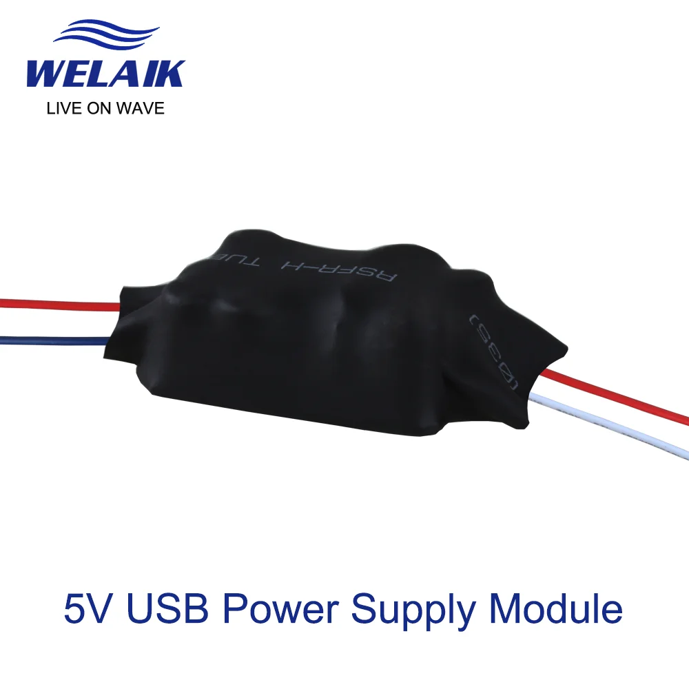 

Welaik 5 В USB источника питания модуль 2.1A мобильного телефона зарядки Вход AC100 ~ 240 В Выход напряжение DC 5 В 2100mA USB01