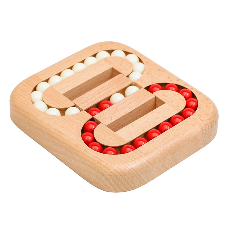 Puzzle Brain-Burning Toys Labyrinth Unlock Flat Slide Child Trap Box Creativity Stress Reliever Science and Education Wooden