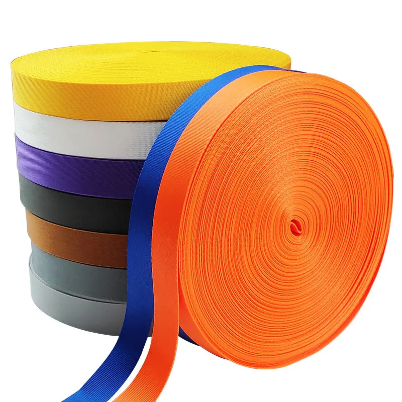 5yards 25mm Nylon Webbing Webbing Ribbon Band Strap Dog Collar Harness Outdoor Backpack Strapping Sewing Bag Bag Parts