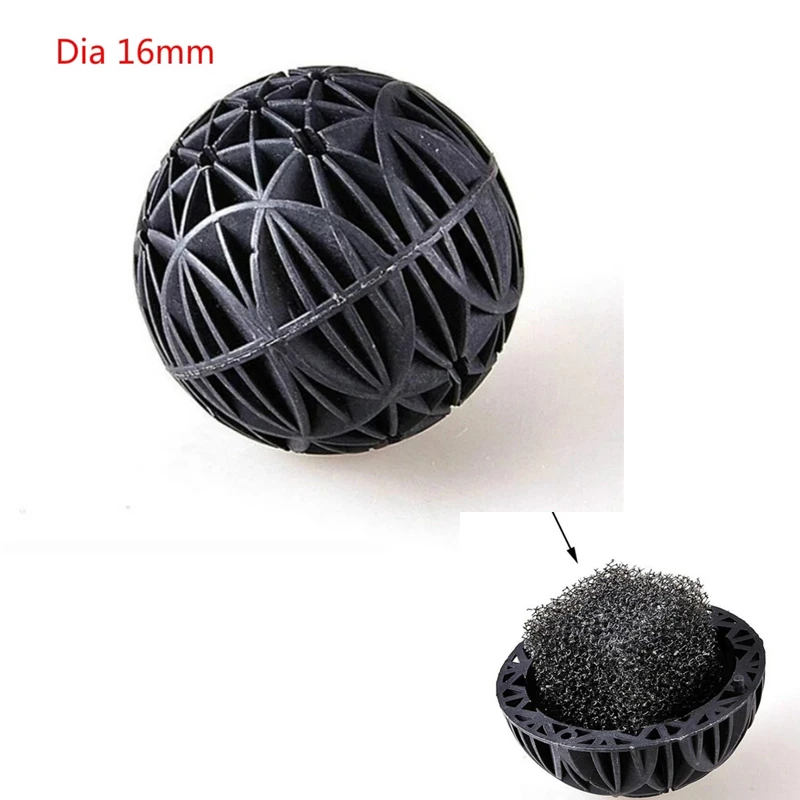 50/20/10 pcs Ceramic Aquarium Bio Filter Ball Media Fish Tank Nitrifying Bacteria Bio For Water Purifying Aquarium Accessories