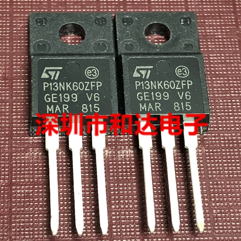 10Pcs P13NK60ZFP STP13NK60ZFP TO-220F 600V 13A