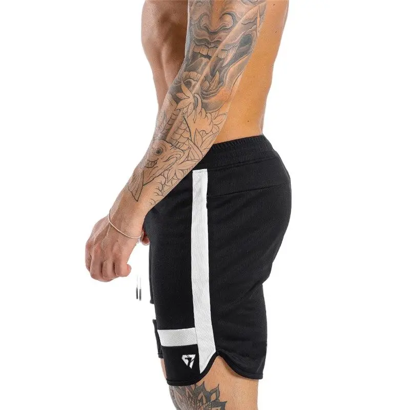 GITF Men Shorts Sport Training Shorts Men Running Shorts Mans Gym  Fitness Joggers Sweatpants Jumper\'s basketball Shorts Black