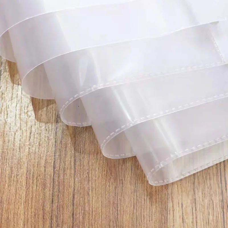 50pcs/Set Transparent Plastic A5 6Hole Loose-leaf Bag Folders File Ring Binder Sheet Protector Punch Pocket Paper Storage Office