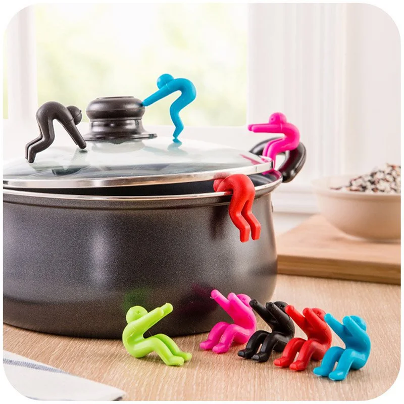 Kitchen Lid Holder Silicone Cover Holder Raises The Lid the Heightening Device to Prevent the Soup from Overflowing the Pot