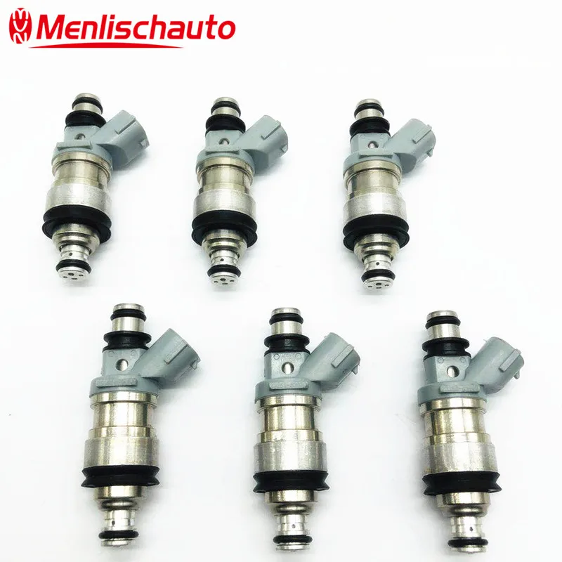 6PCS Original Fuel Injector 23250-62030 23209-62030 FJ180 For Japaness Cars 3.0/3.4 2325062030 2320962030 Auto Parts