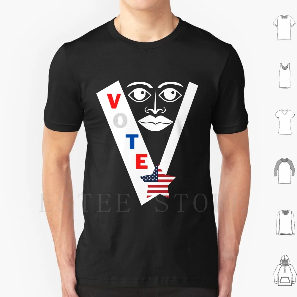 

Vote Face Your Fears T Shirt Print Cotton Vote Face Your Fears Election Usa Decision V Shape Letter V Face Star Funny Vote