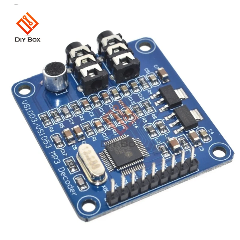 VS1003B VS1053 MP3 Decodering Module Development Board VS1053b VS1053 Ic Onboard Opname Functie Spi-interface