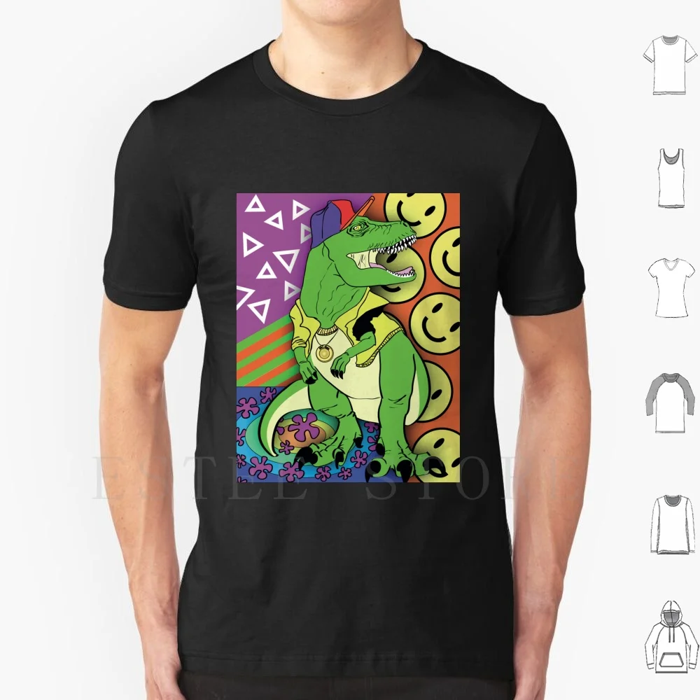 Mc-Rex T Shirt DIY Big Size 100% Cotton Fun Trex Dinosaurs Dinosaur Funny