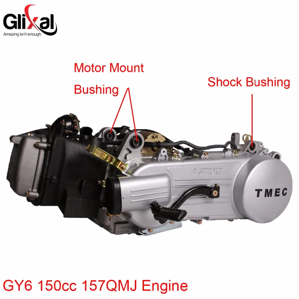 Glixal GY6 50cc 125cc 150cc エンジンモーターマウントブッシュ