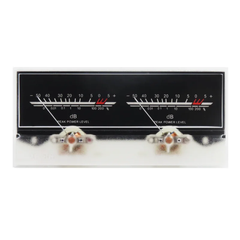 مؤشر مزدوج VU متر ستيريو مضخم الصوت مجلس DB مستوى الصوت مؤشر قابل للتعديل الخلفية مع سائق