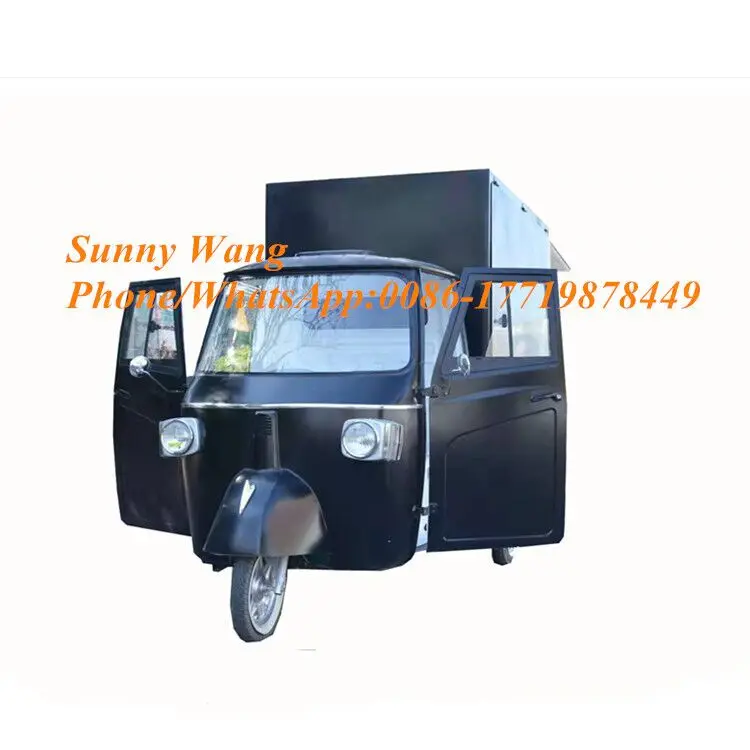 2023 New Piaggio Food Truck Fashion Truck Piaggio Ape Mobile Retail Truck For Sale