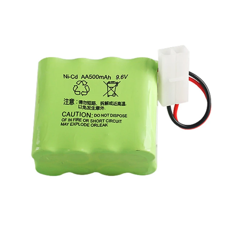 Batería ni-cd de 9,6 V y 500mAh para Huanqi 781/782, pila de tanque de control remoto, pilas AA de 9,6 V y 500mAh