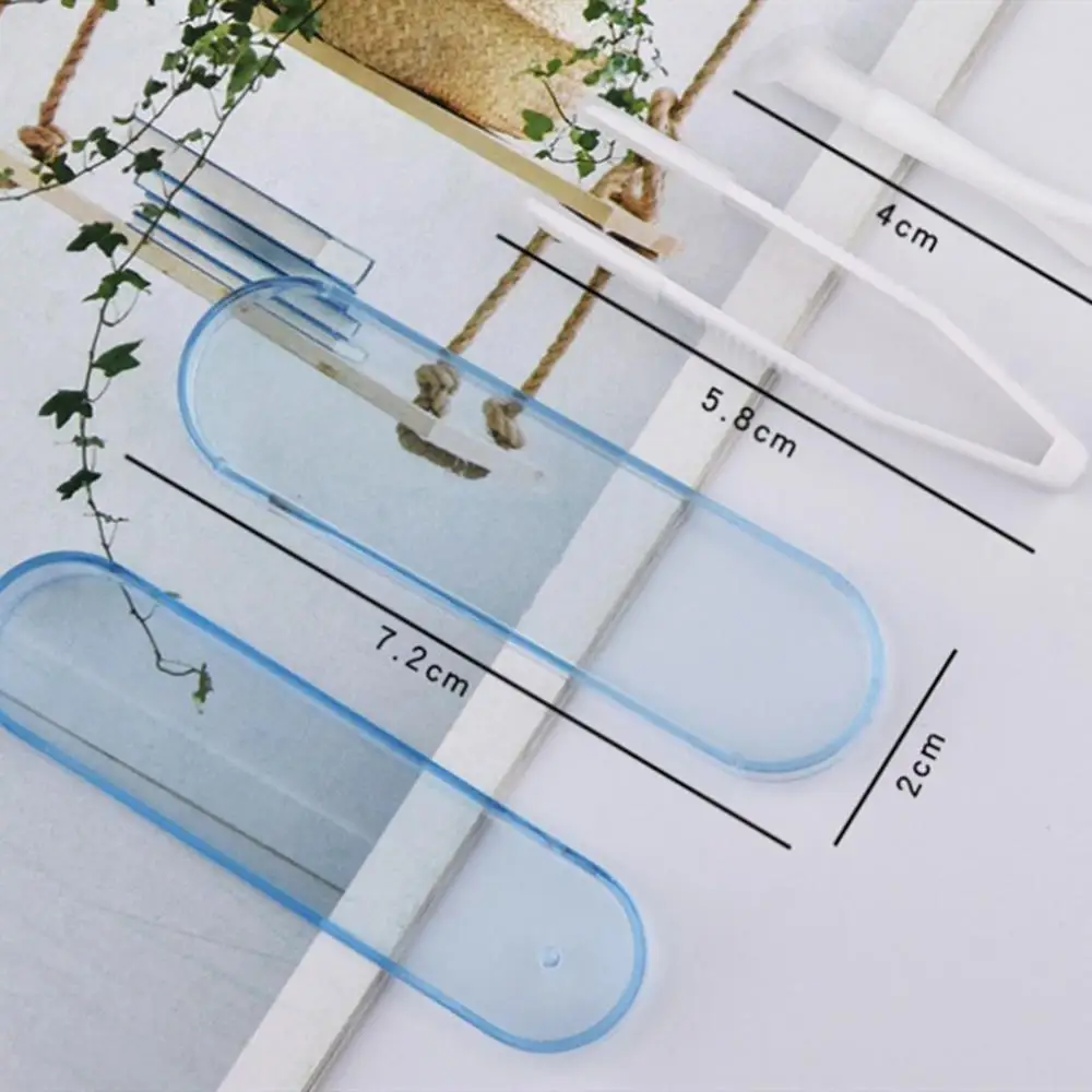 2pcs/set Multicolor Glasses Accessories Contact Lenses Matching Forceps Rod Group Box Tweezers Suction Stick for Special Clamps