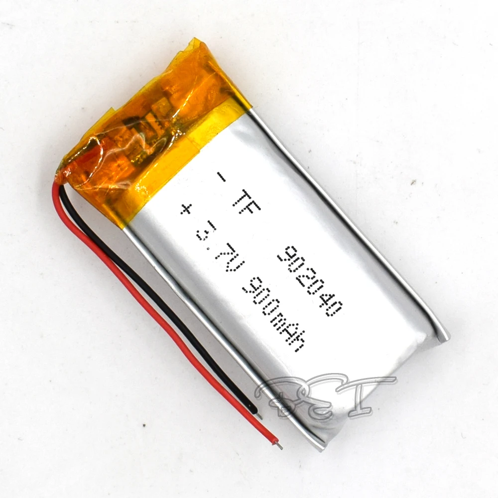 

10Pcs 3.7V Lithium Navigator Rechargeable Li-polymer Battery 902040 900mAh Li-Po MP4 Batteries GPS MP3 MP5 Li-ion Cell Speaker