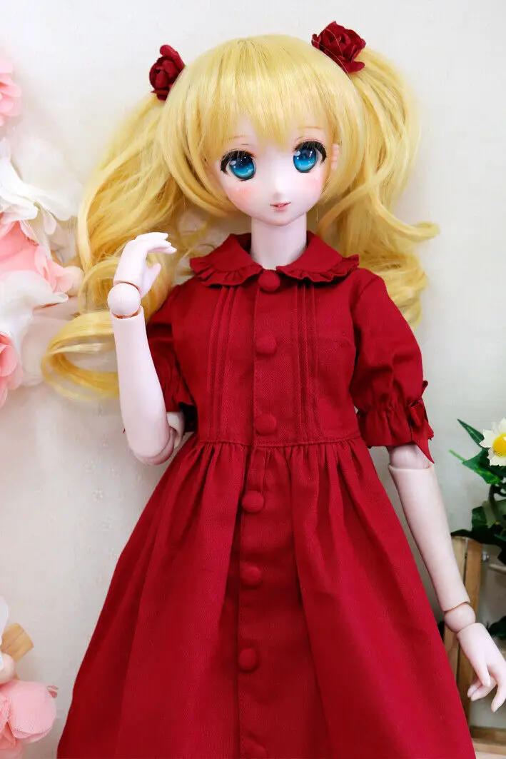 [wamami] Summer Red Dress For DD AOD LUTS VOLKS Doll Dollfie Outfits