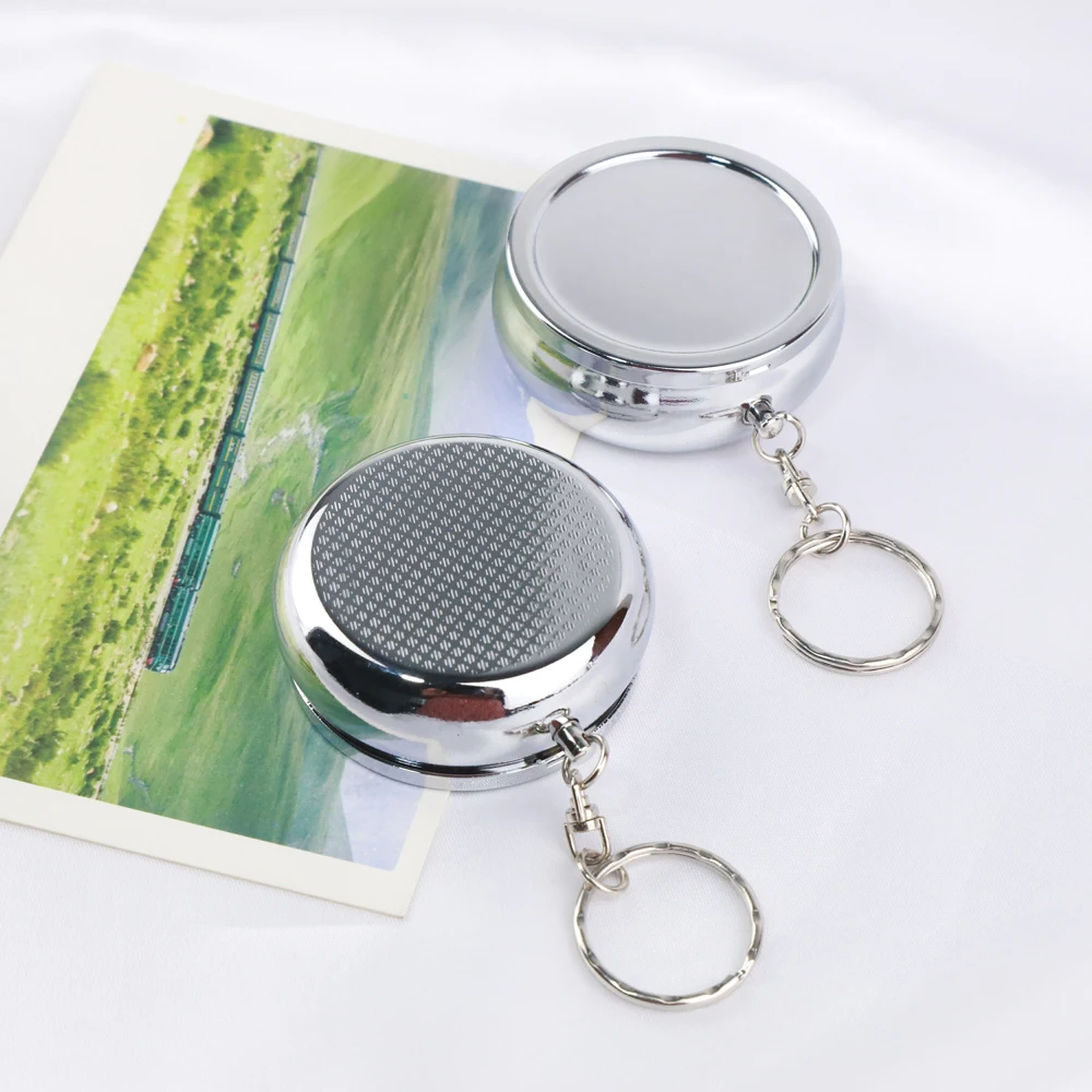 1/5/10pcs Medicine Candy Pill Box Keychain Case Storage Pill Container Metal Pocket Portable Organizer DIY Jewelry Finding