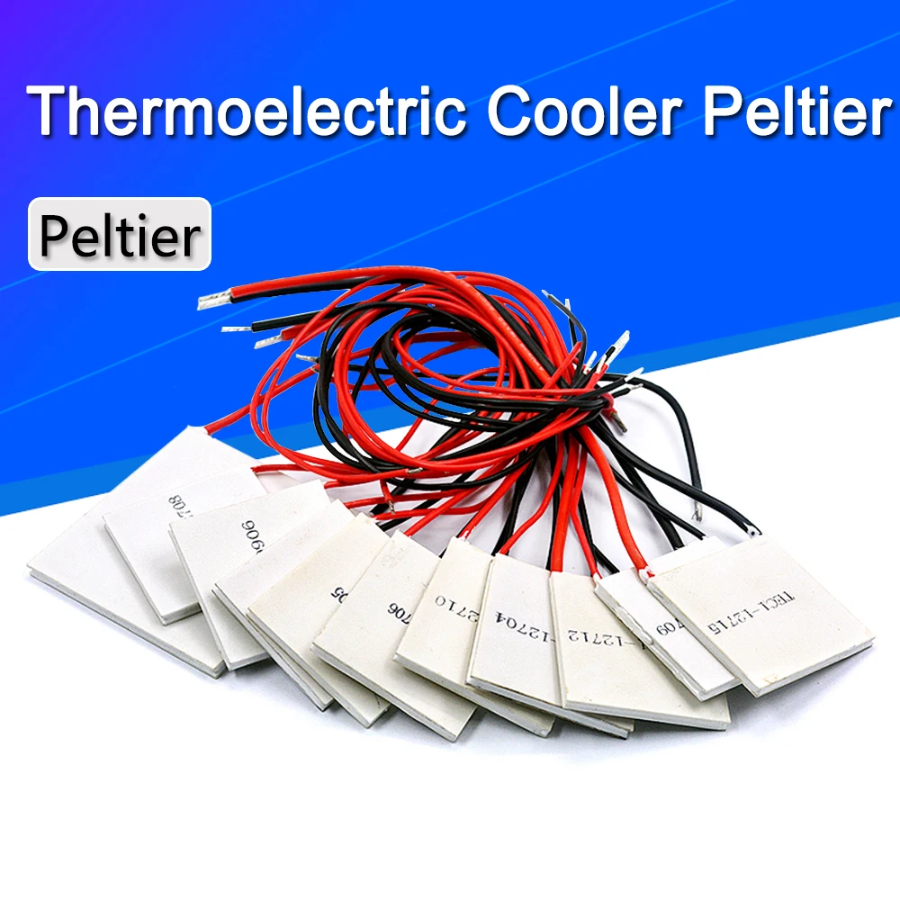 TEC1-12705 Chłodnica termoelektryczna Peltier TEC1-12706 TEC1-12710 TEC1-12715 40*40MM 12V Moduł elementów Peltiera 12704 9 12 15