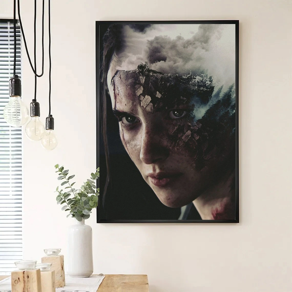 Ellie The Last of Us 2 v2 Movie Poster Canvas Print Home Wall Painting Decoration (No Frame)