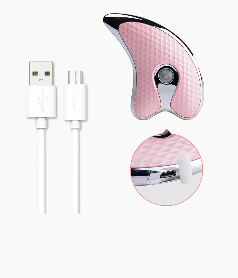 Hot Female Shaving Electric Little Dolphin Micro-current Induction Heating Massage Facial Lifting and Firming Beauty Device