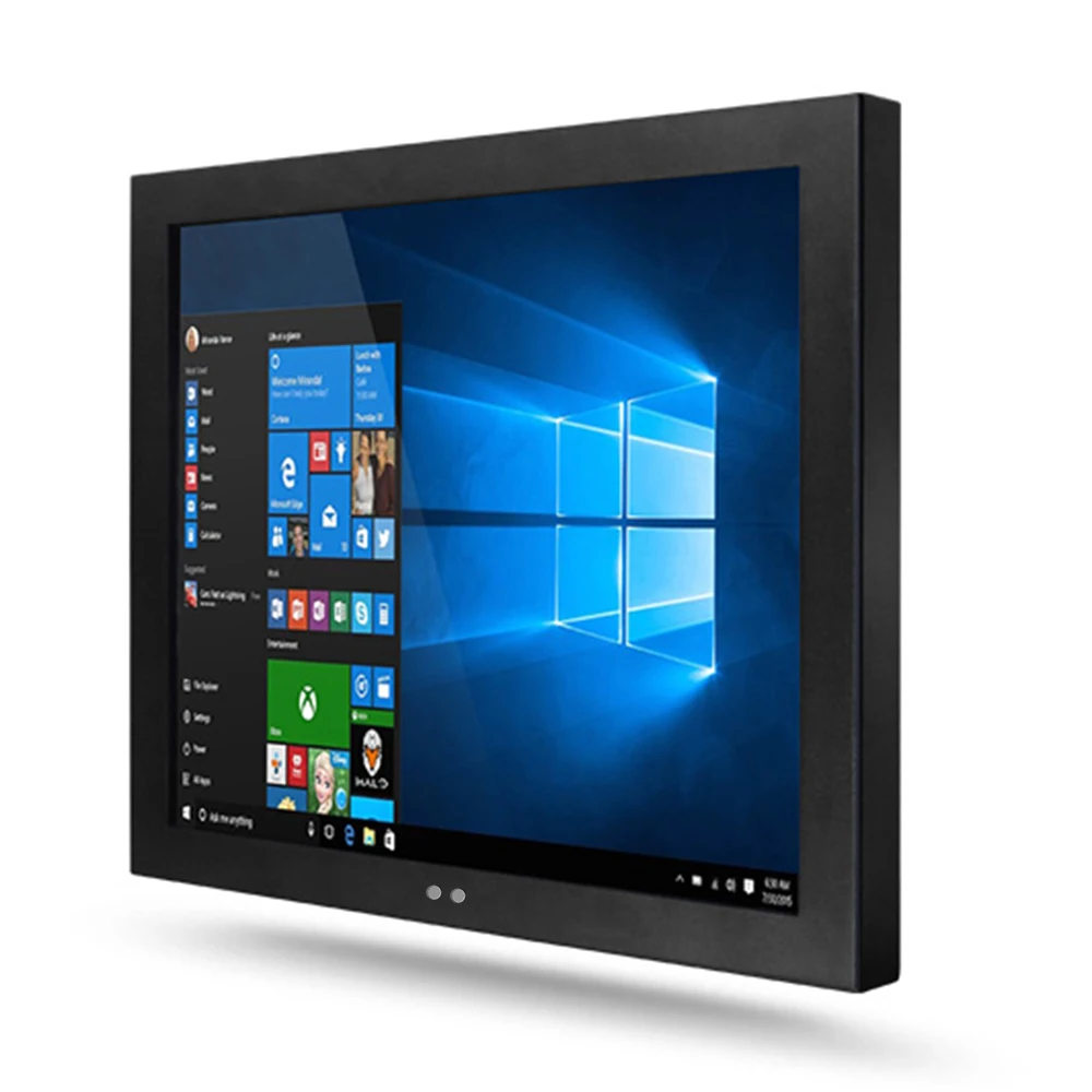 10 12 14 15 17 15.6 18.5 19 21.5 Inch Industrial Computer Monitor PC Win7 System Not Touch Screen I3 4G 32G Embedded Fixed