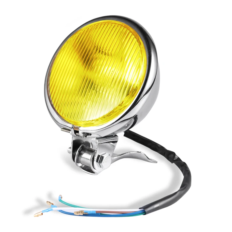 Motorcycle Accessories Retro 5" Headlight Front Lamp Phare Chopper Moto Lamp Cafe Racer Custom Bobber Chopper Headlight view 5
