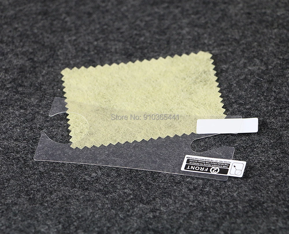 100sets transparent clear screen protector screen Cover film Plus Clean Cloth protective film for Gameboy micro GBM High Quality