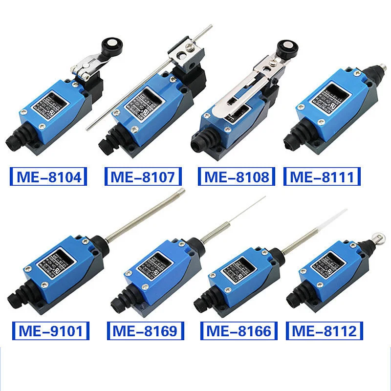 ME ME-8108 Limit switch Rotary Adjustable Roller Mini Limit Switches TZ-8108 AC250V 5A NO NC 8108 8104 8111 8112 8122 8166 9101