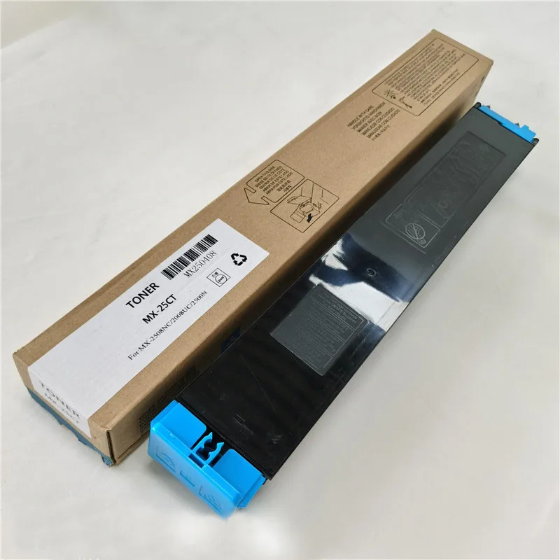 

1PC TN BK400g CMY200g Toner Cartridge For Sharp MX-2508NC 2008UC 2500N MX-25CT Copier Spare Parts