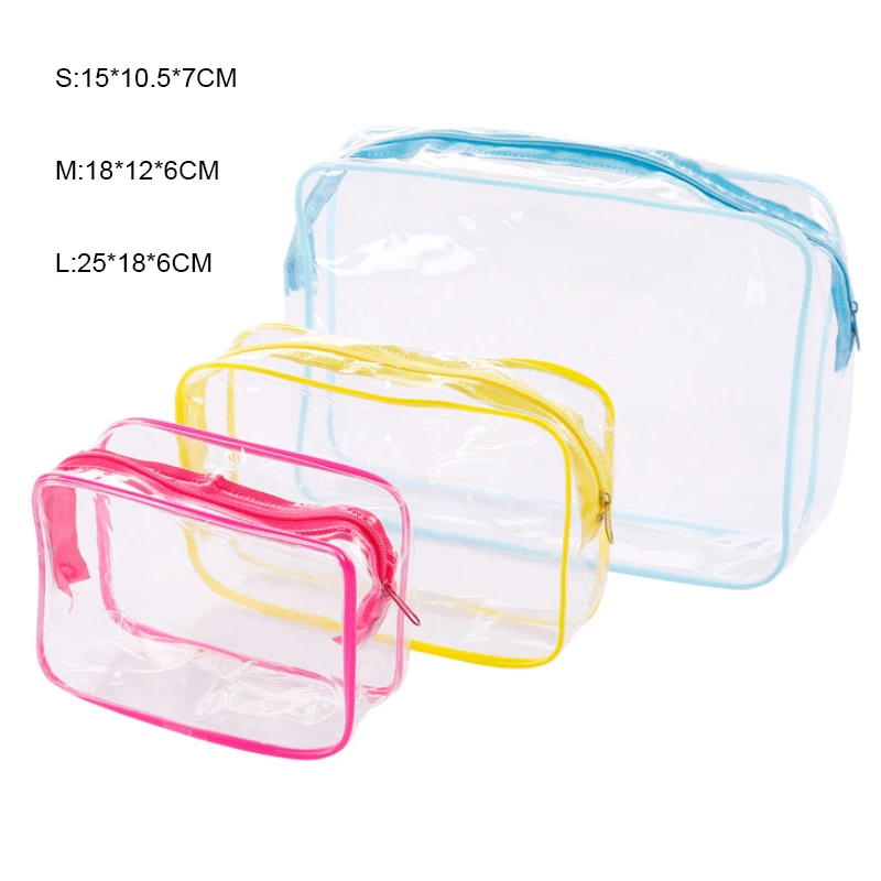 Travel Transparent Cases Clothes Toiletries Storage Bag Box Luggage Towel Suitcase Pouch Zip Bra Cosmetics Underwear Organizer