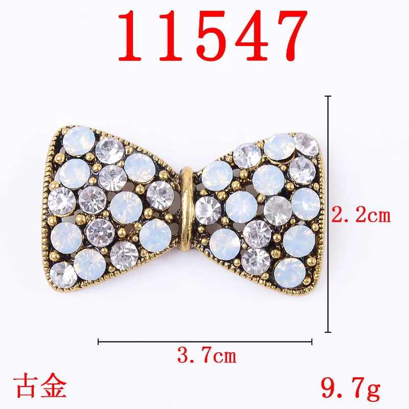 5 Pcs/Lot Acryli Snowflake Alloy Rhinestone Buttons Flower Round Plate Diamond Buckle DIY For Shoes Clothing Hand-made Material