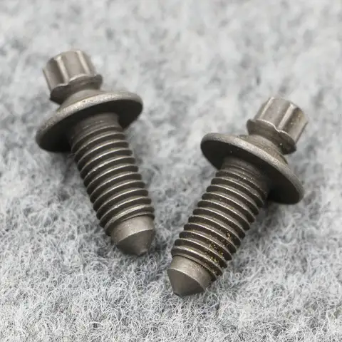 점화 잠금 실린더 고정 나사, 알루미늄 베이스 고정 나사, 골프 6 mk6 옥타비아 제타 티구안에 적용, 2 개