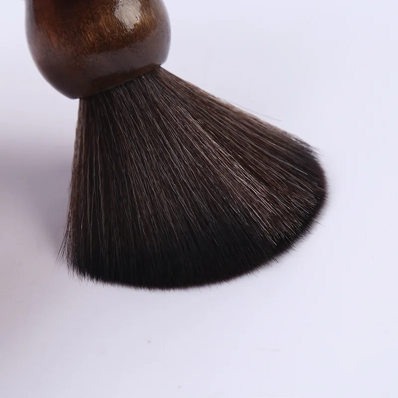 Retro homem escova de barbear madeira 100% para navalha dupla borda segurança em linha reta clássico segurança navalha escova presente