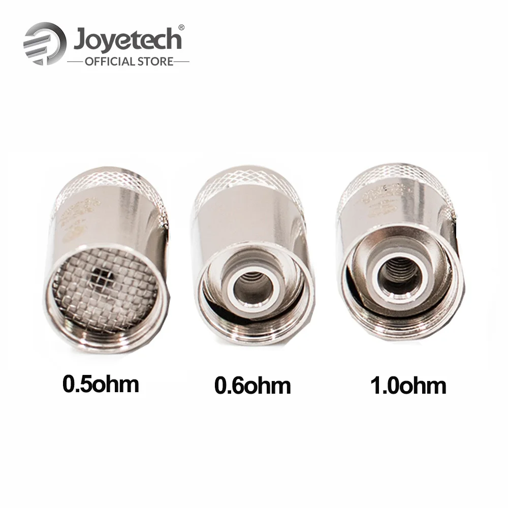 Original Joyetech BF SS316 Head 0.5ohm/0.6ohm/1.0ohm BF Clapton 1.5ohm Replacement Coil For CUBIS/eGO AIO Kit/Cuboid Mini E-Cig