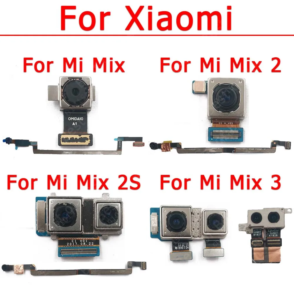 Rear Front Camera For Xiaomi Mi Mix 2 2S 3 Mix2 Mix2S Mix3 Frontal Small Selfie Back Backside Camera Module Spare Parts