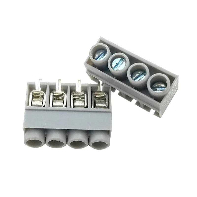 10 قطعة KF168 5.0 2P ~ 12P PCB المسمار كتل طرفية DG167 5.0 مللي متر 2PIN ~ 12PIN يمكن خياطة فينيكس الاتصال ديغسون كيفا #5